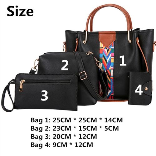 Mateamoda Lot de 4 sacs à main pour femme