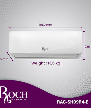 Climatiseur split ROCH 9 000 BTU R410A (RAC-SH09R4-E)