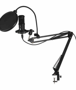 Microphone USB pour enregistrement de podcasts et jeux
