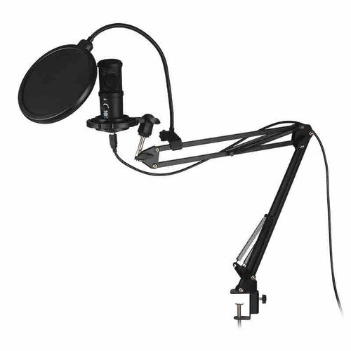 Microphone USB pour enregistrement de podcasts et jeux