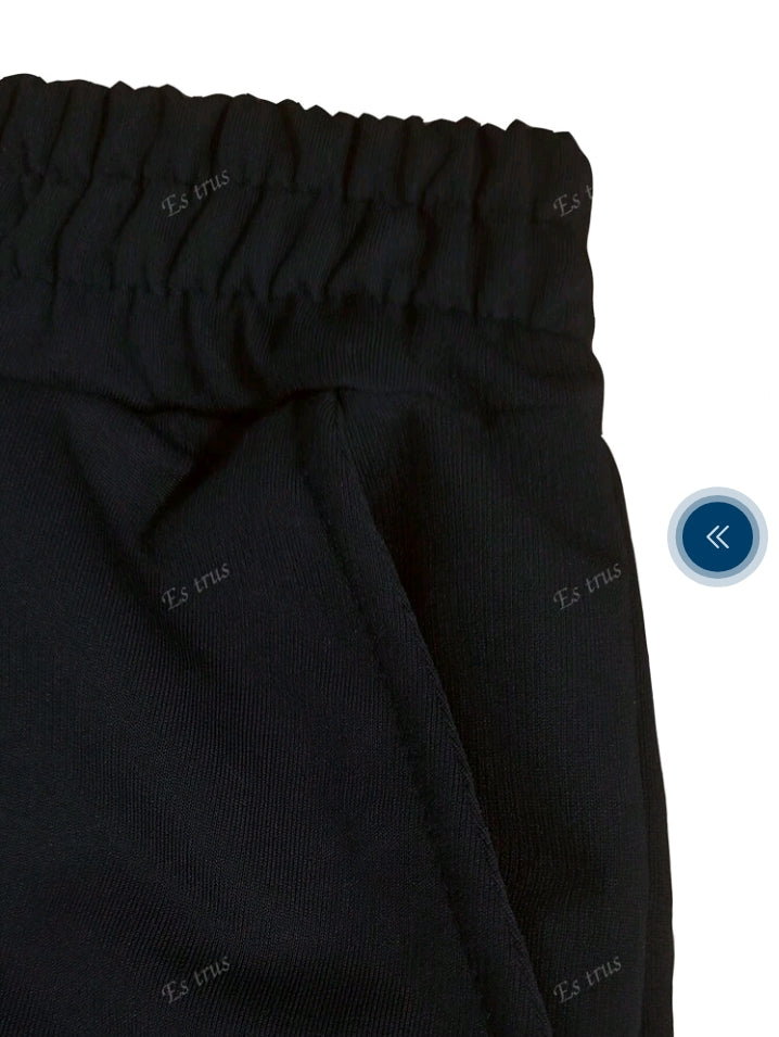 Pantalon de survêtement décontracté à cordon de serrage et coupe droite pour femme, imprimé graffiti