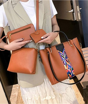Mateamoda Lot de 4 sacs pour femmes Sacs pour dames Sacs à main Sacs à bandoulière