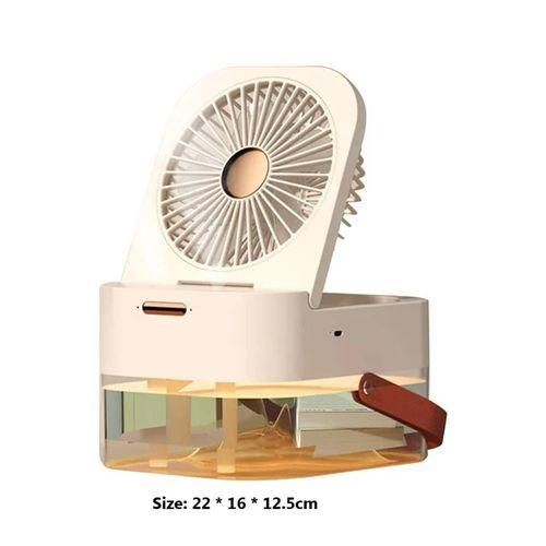 Ventilateur humidificateur ventilateur portable refroidisseur d'air humidificateur d'air ventilateur USB ventilateur de bureau avec veilleuse pour l'été appareil ménager