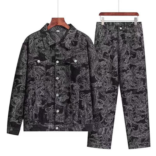 ENSEMBLE VESTE JEAN NOIR