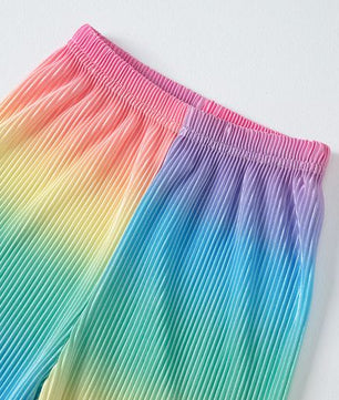 Pantalon long arc-en-ciel tendance pour filles de Camiwind
|