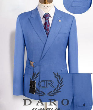 Costume  élégant à double boutonnage