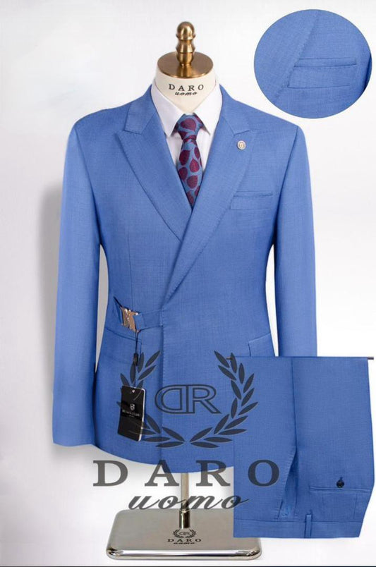 Costume  élégant à double boutonnage