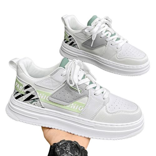 Chaussures de sport décontractées pour hommes BLWOENS - Blanc