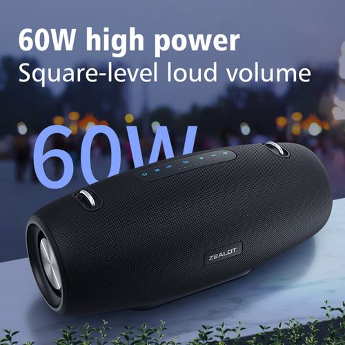 Enceinte portable sans fil Zealot S67 avec technologie BT 5.0