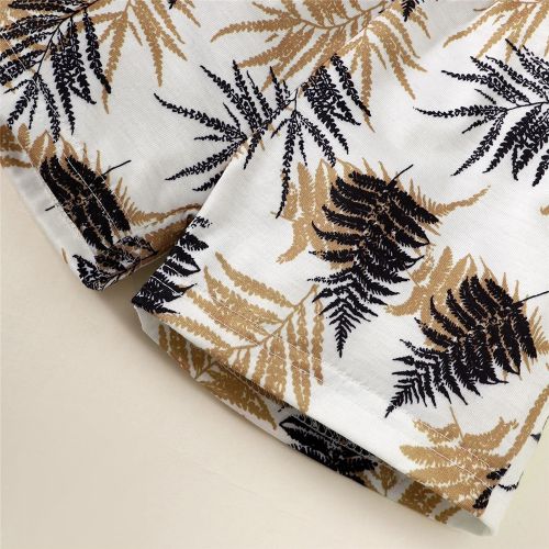 T-shirt style plage pour garçon avec short
