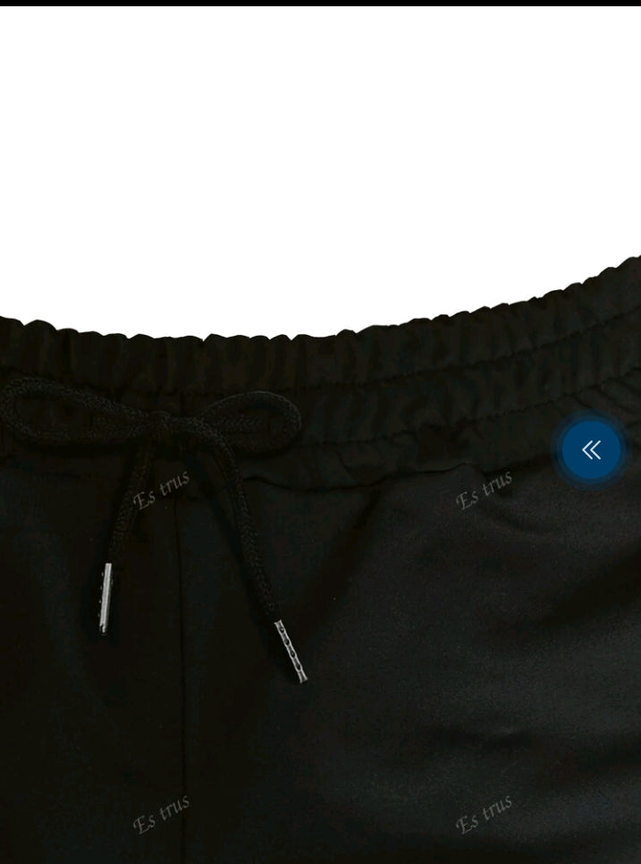 Pantalon de survêtement décontracté à cordon de serrage et coupe droite pour femme, imprimé graffiti