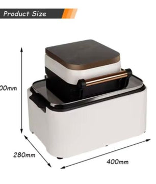 Friteuse à air numérique Solver Crest de très grande capacité de 15 L