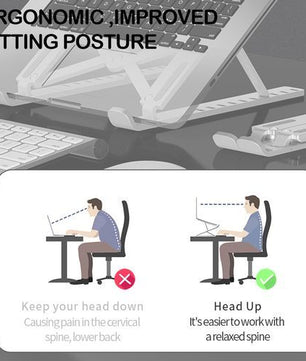 Support réglable pour ordinateur portable et téléphone EAGEAT à 10 vitesses