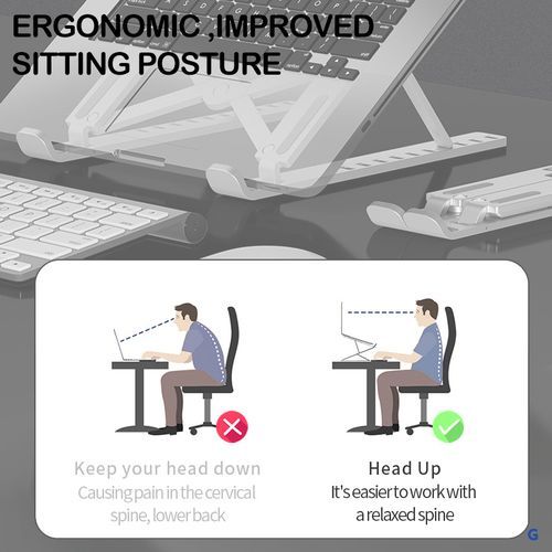 Support réglable pour ordinateur portable et téléphone EAGEAT à 10 vitesses