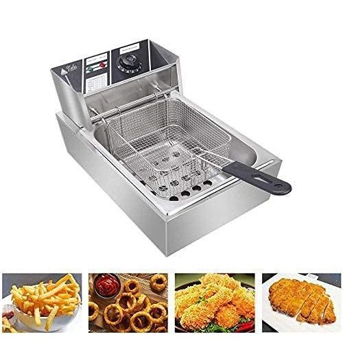 Friteuse de table électrique commerciale pour poulet Friteuse de comptoir à gaz de grande capacité