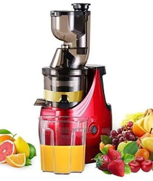 Extracteur de jus lent à mastication et à pression à froid avec grande ouverture d'alimentation