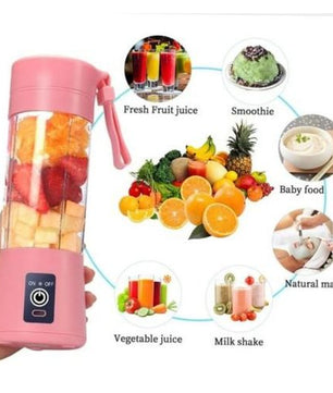 6 Blades Rechargeable Fruit Smoothie Blender