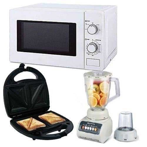 Micro-ondes 20 litres + mixeur + grille-pain - Pack