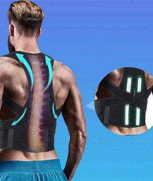 Ceinture de soutien dorsale réglable pour épaules