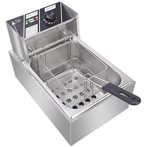 Friteuse de table électrique commerciale pour poulet Friteuse de comptoir à gaz de grande capacité
