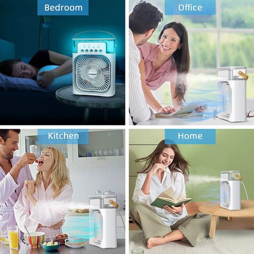 Humidificateur à pulvérisation à cinq trous avec ventilateur électrique