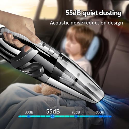 Aspirateur sans fil rechargeable TIMBUTUS pour voiture et maison, 120 W