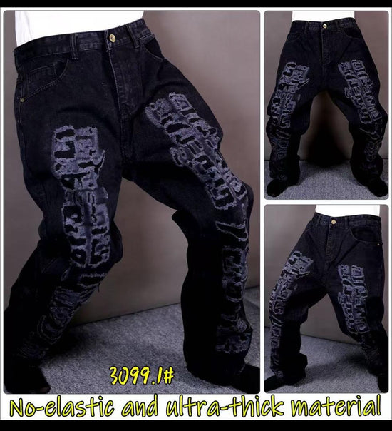 Les jeans customisé Destroy multi couleur