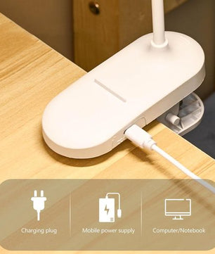 Lampe de bureau de protection des yeux TIMBUTUS, lampe de table, veilleuse rechargeable