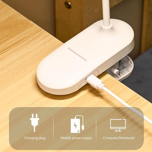 Lampe de bureau de protection des yeux TIMBUTUS, lampe de table, veilleuse rechargeable