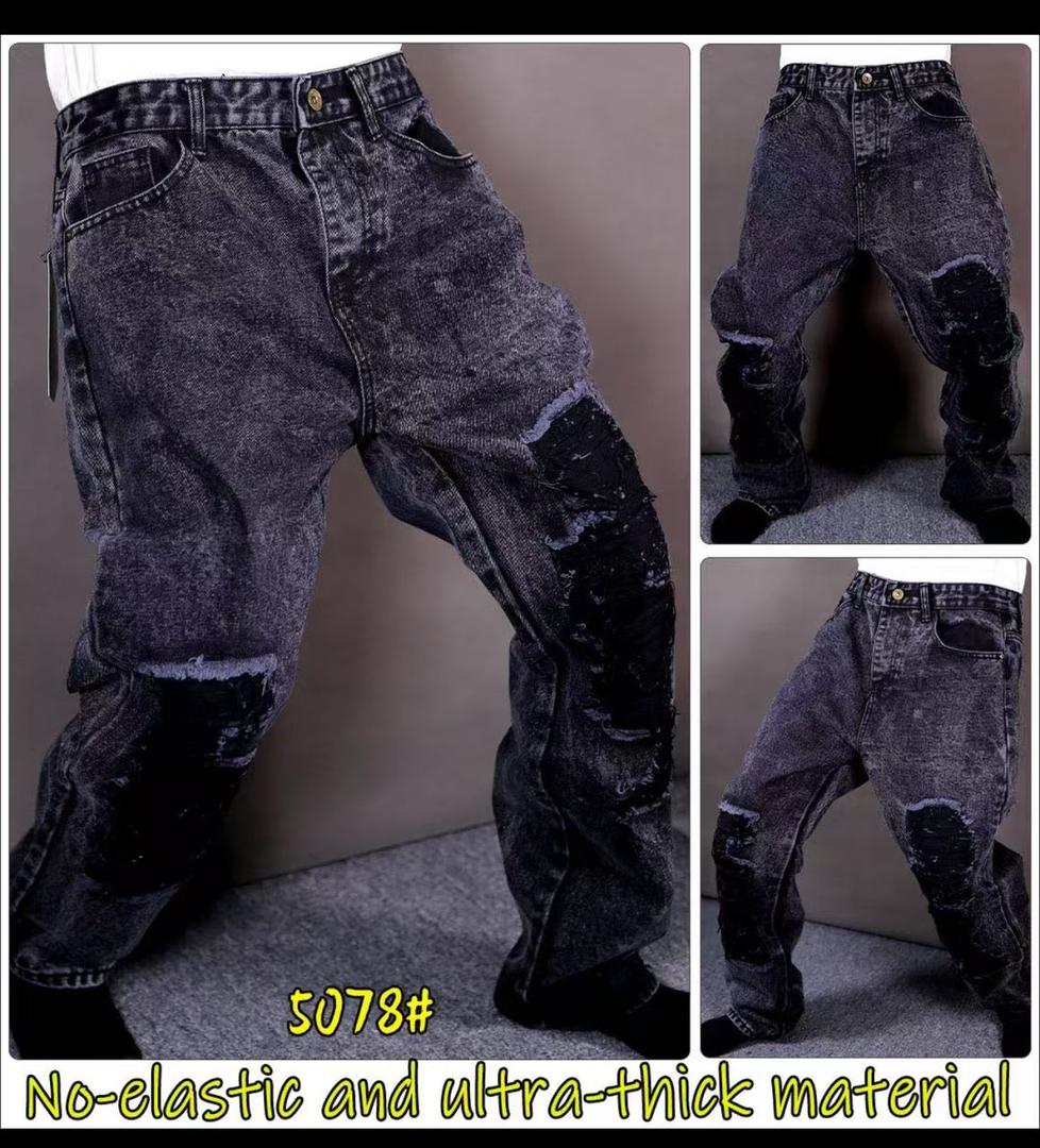 Les jeans customisé Destroy multi couleur