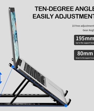 Support réglable pour ordinateur portable et téléphone EAGEAT à 10 vitesses