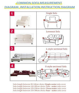 Housse de canapé extensible en tissu élastique