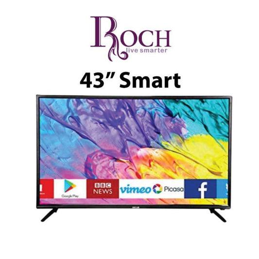Téléviseur intelligent ROCH 43 pouces + Android (RH-LE43DSA-
