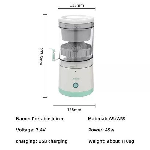 Presse-agrumes électrique portable et rechargeable