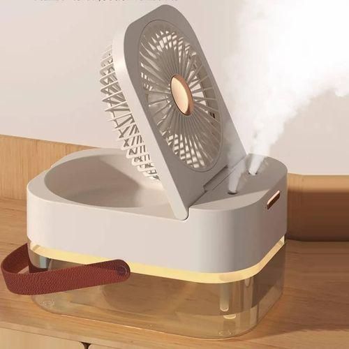 Ventilateur humidificateur ventilateur portable refroidisseur d'air humidificateur d'air ventilateur USB ventilateur de bureau avec veilleuse pour l'été appareil ménager