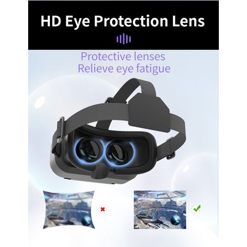 Casque VR 3D/Réalité virtuelle pour tous les téléphones