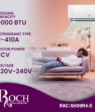 Climatiseur split ROCH 9 000 BTU R410A (RAC-SH09R4-E)