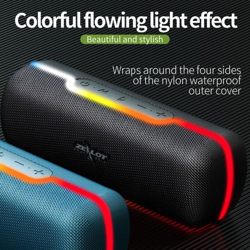 Enceinte portable sans fil Zealot S55 avec technologie BT 5.0