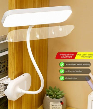 Lampe de bureau de protection des yeux TIMBUTUS, lampe de table, veilleuse rechargeable