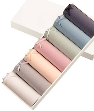 Coffret de 7 culottes en pur coton pour femme