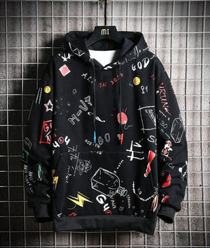 Streetwear japonais imprimé hip-hop Harajuku