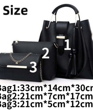 Mateamoda Lot de 3 sacs à main pour femmes Sacs à main pour dames Sacs à main Sacs hobo