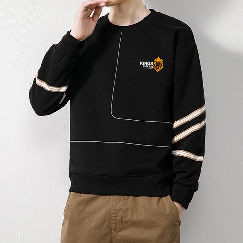 Sweat-shirt noir élégant Kingskartel Kartel