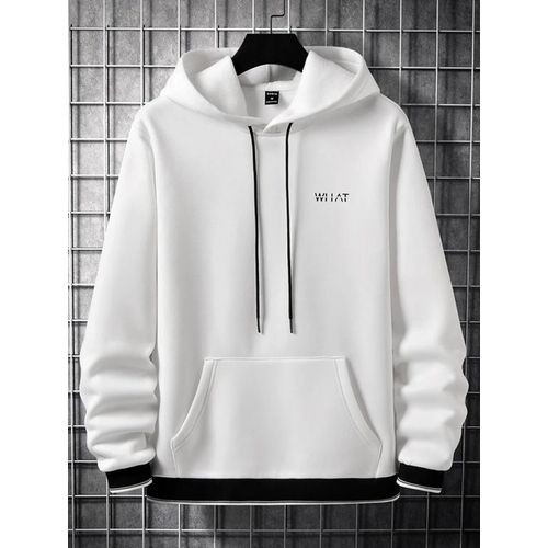 Sweat à capuche élégant blanc et noir Kingskartel Kings Kartel (QUOI)