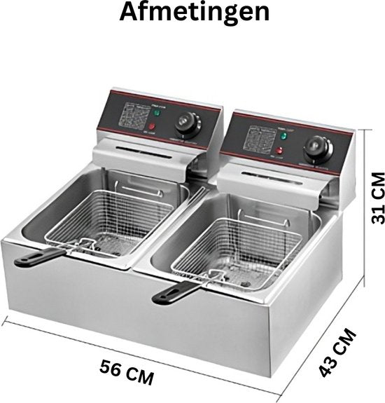 Friteuse Double PerfectGear - Friteuse Double - Friteuse Double - 2 x 6 Litres