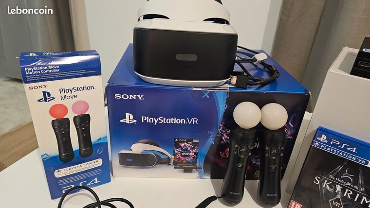 Pack Sony Computer Entertainment Playstation VR, Motion Move, jeu PS VR World (PS 4 et 5)